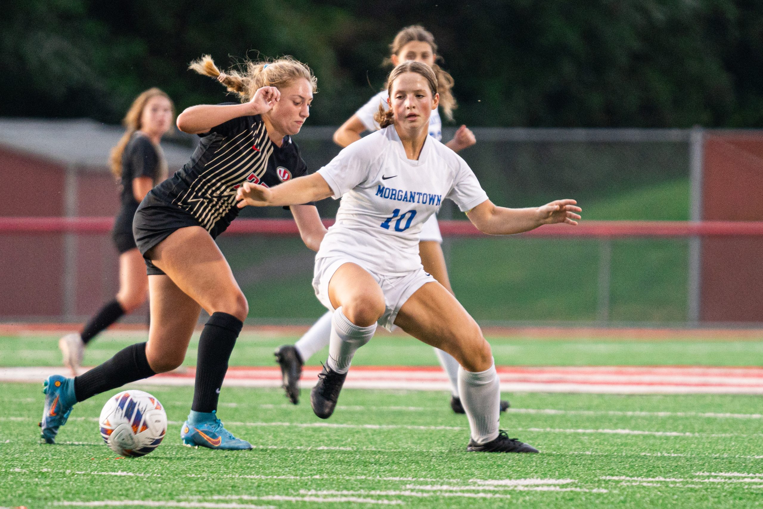 Morgantown girls' soccer team scores seven goals, overpower University